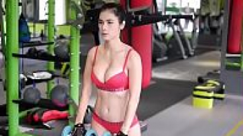 แนท เกศริน ออกกำลังกาย หีน้องแนท หีดารา หนังโป๊น้องแนท