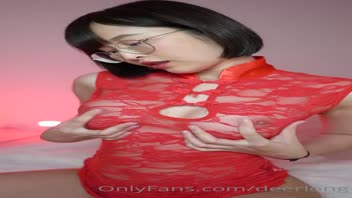 ไทย โชว์นม เย็ดกวางเดียร์ลอง หีกวางเดียร์ลอง สาวแว่น